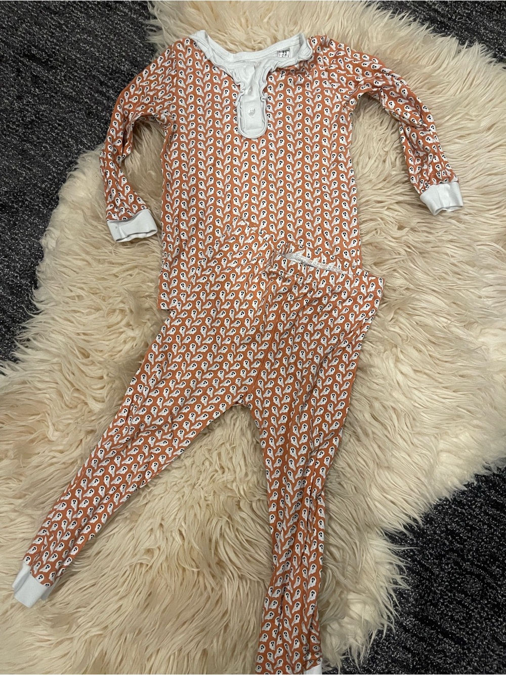 Lila & Hayes Ghost Halloween pajamas